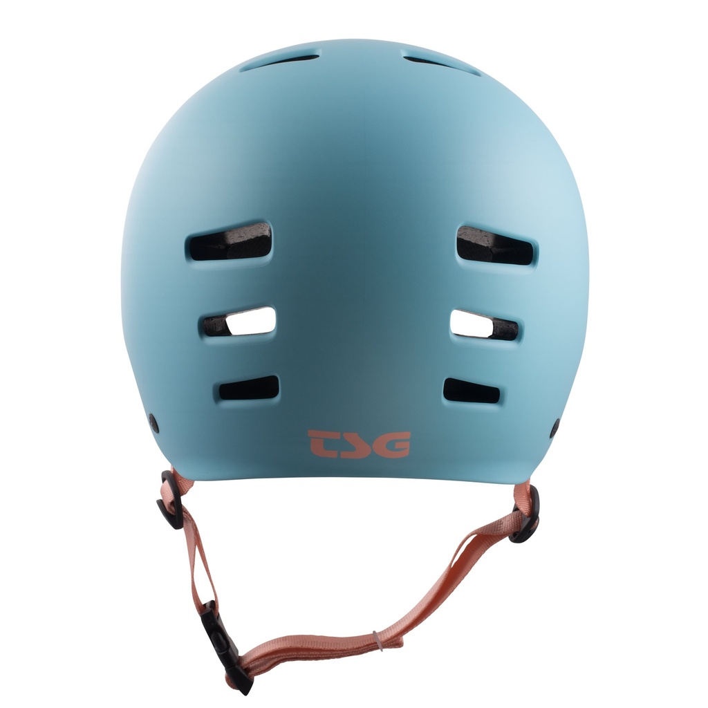 Skateboard helmet Tsg Evolution Women Solid Color Porcelain Blue Satin 2020
