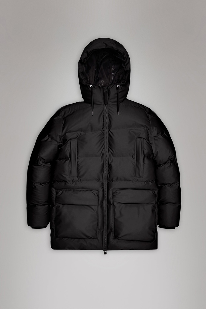 Rains Alta Long Puffer Cargo Jacket W3T4 2024-AW 