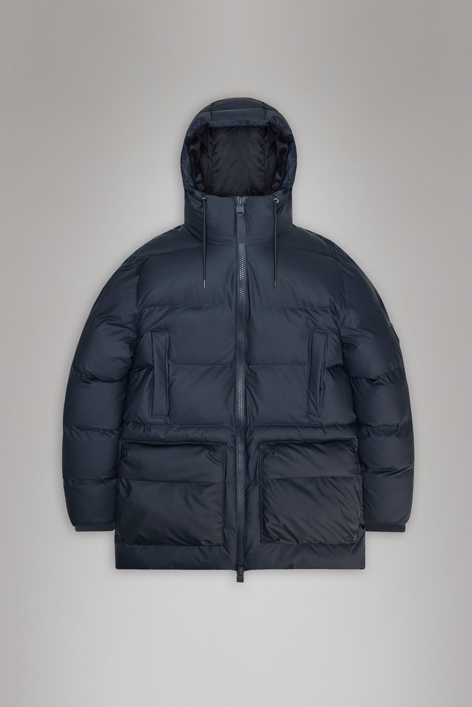 Rains Alta Long Puffer Cargo Jacket W3T4 2024-AW 